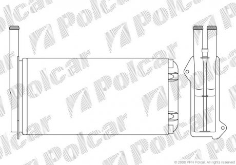 Радиаторы обогрева Polcar 3206N8-1