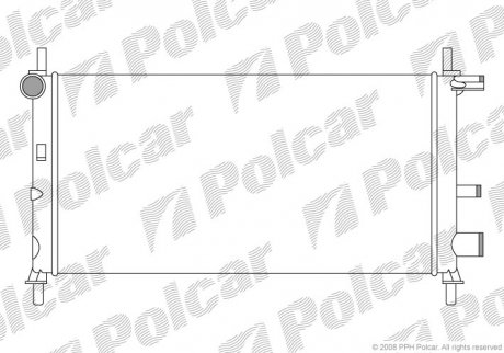 Радіатор охолодження Polcar 321008A6 (фото 1)