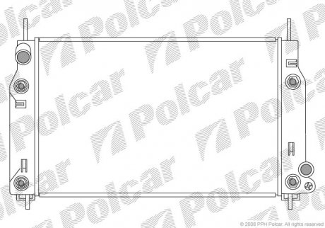 Радиаторы охлаждения Polcar 321608-5 (фото 1)