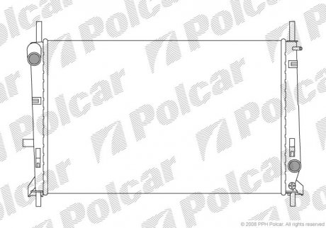 Радіатор охолодження Polcar 321708-3 (фото 1)