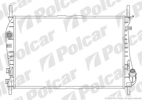 Радіатор охолодження Polcar 321808-4 (фото 1)