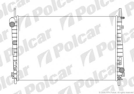Радіатор охолоджування Polcar 321808A2 (фото 1)