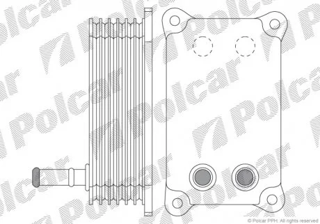 Радіатор масла Polcar 3218L8-1