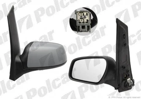 Дзеркало зовнішнє Polcar 3235523E