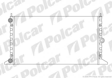 Радіатор охолодження Polcar 324008-4 (фото 1)