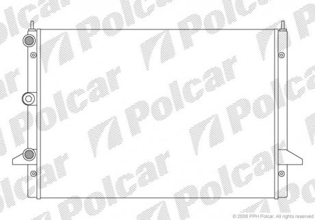 Радіатор двигуна Polcar 324008A2