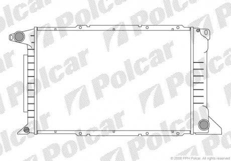 Радиатор охлаждения Polcar 324608-3 (фото 1)
