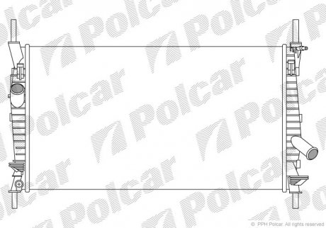 Радіатор охолодження Polcar 3247084K