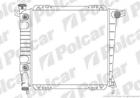 Радиаторы охлаждения Polcar 326908-1