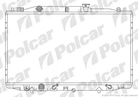 Радіатор охолодження Polcar 383308-4