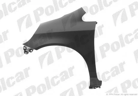 Крило переднє Polcar 383501-1