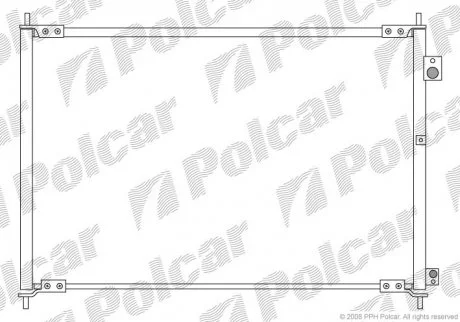 Радиаторы кондиционера Polcar 3840K8C3