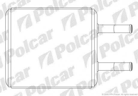 Радіатор обігріву Polcar 4005N8-1 (фото 1)