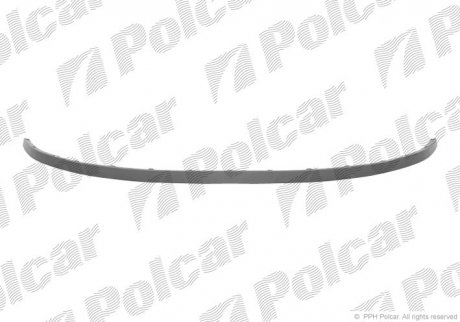 Спойлер бампера переднего Polcar 401525