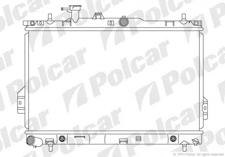 Радиаторы охлаждения Polcar 403508-1