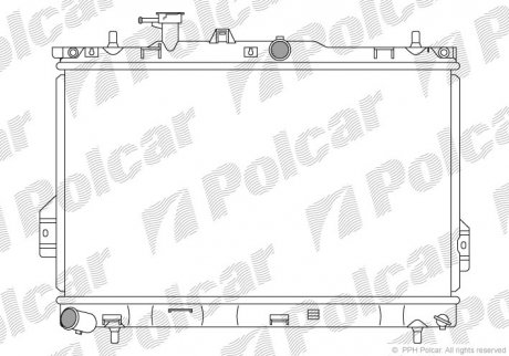 Радіатор охолодження Polcar 403508 (фото 1)