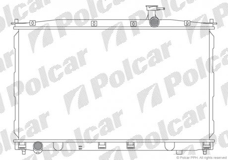 Радіатор охолодження Polcar 405108-2