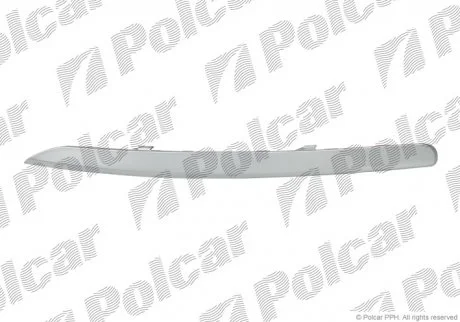 Молдинг бампера Polcar 410407-6