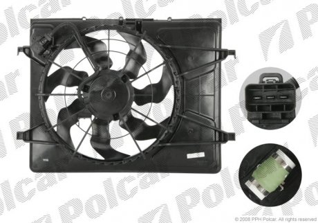 Вентилятор с корпусом/кронштейном Polcar 411423W3 (фото 1)