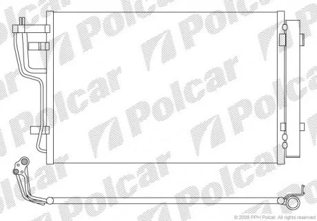 Радиаторы кондиционера Polcar 4114K8C1