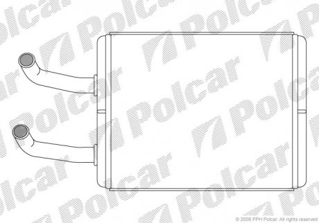 Радиаторы обогрева Polcar 4150N81