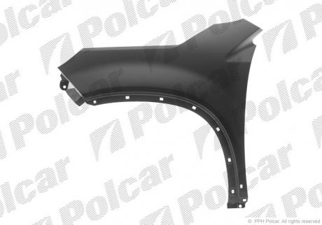 Крыло переднее Polcar 417202