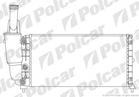 Радіатор охолодження Polcar 4202083X (фото 1)