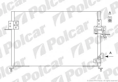 Радиаторы кондиционера Polcar 4321K8C1