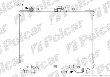 Радиаторы охлаждения Polcar 450408-2