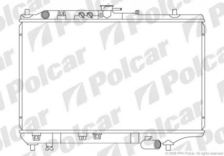 Радиаторы охлаждения Polcar 450408-4