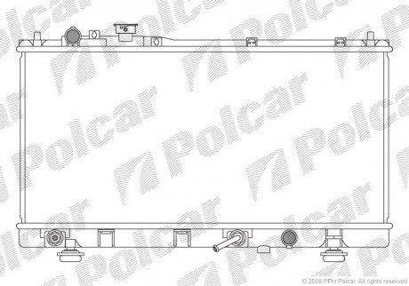 Радіатор охолодження Polcar 450908-4 (фото 1)