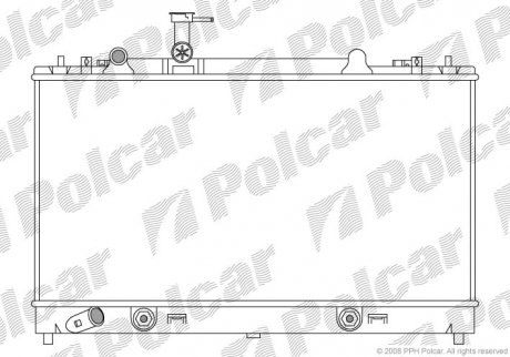 Радіатор охолодження Polcar 451908-4
