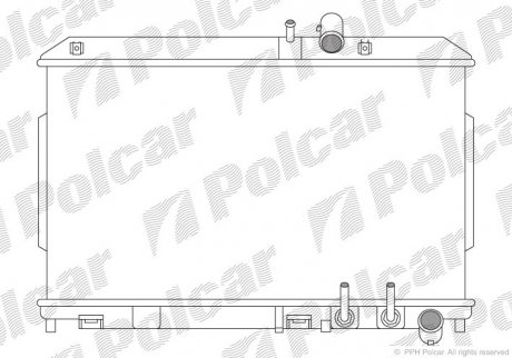 Радиаторы охлаждения Polcar 454808-2 (фото 1)