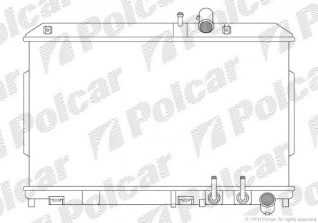 Радиаторы охлаждения Polcar 454808-2