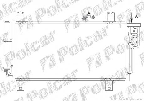 Радиаторы кондиционера Polcar 4560K8C2S