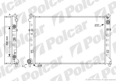 Радиаторы охлаждения Polcar 457908-2