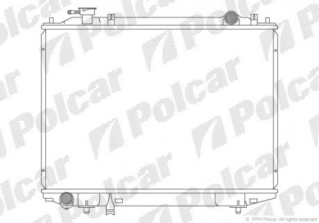 Радиаторы охлаждения Polcar 459908-1 (фото 1)