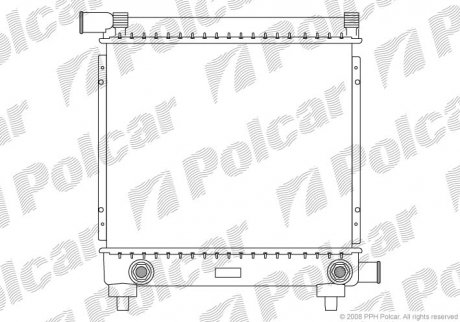 Радиаторы охлаждения Polcar 500108-2