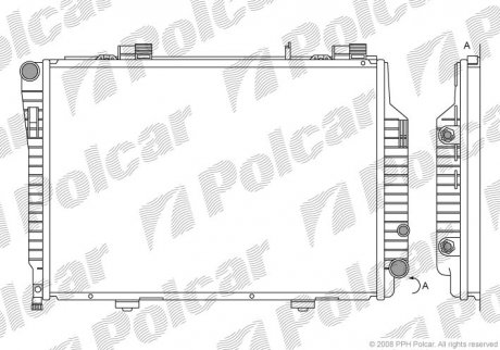 Радиаторы охлаждения Polcar 50020801