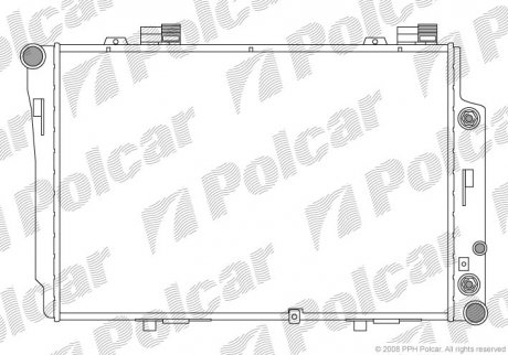 Радиаторы охлаждения Polcar 500208-2