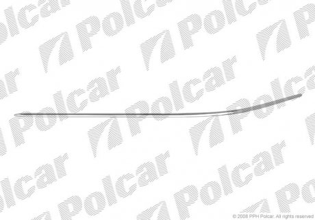 Молдинг бампера лівий Polcar 500307-5