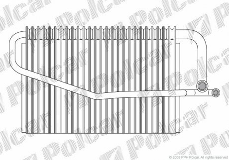 Випаровувач кондиціонера Polcar 5003P8-1