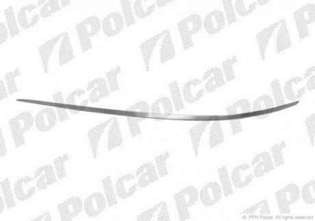Молдинг бампера лівий Polcar 500607-5
