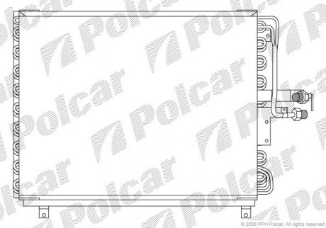 Радиатор кондиционера Polcar 5014K8A6 (фото 1)