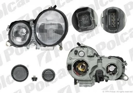 Фара основная Polcar 5015095E