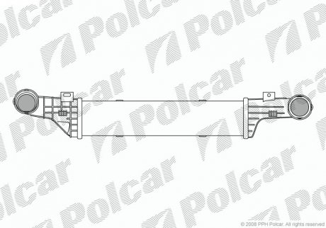 Радіатор повітря (інтеркулер) Polcar 5015J8-2