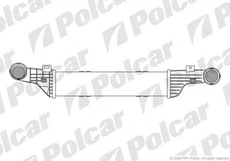 Радіатор повітря (Інтеркулер) Polcar 5015J8-3