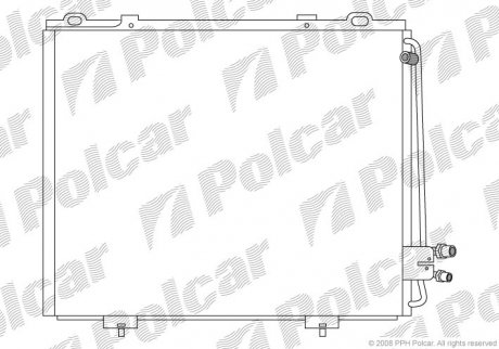 Радиаторы кондиционера Polcar 5015K81X (фото 1)