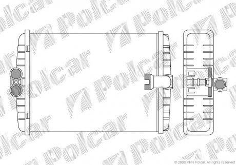Радіатор обігріву Polcar 5015N8-1 (фото 1)