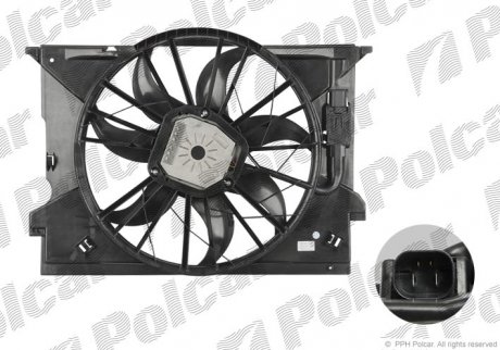 Вентилятор радіатора Polcar 501623W1